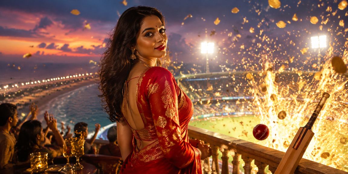 Cricket betting enthusiast enjoying Chennai nightlife